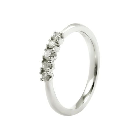 Nhẫn Cưới Bạch Kim PT900 đính Kim cương