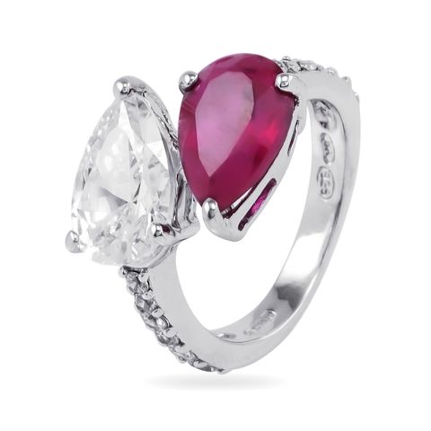 Nhẫn Bạc SV925 đính Gioialite Calista 05WCZCZ14AN1555