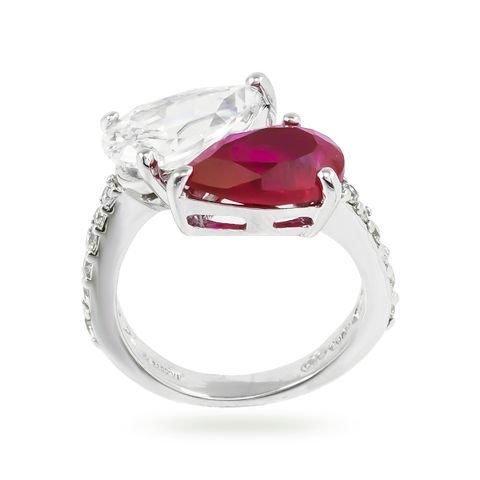 Nhẫn Bạc SV925 đính Gioialite Calista 05WCZCZ14AN1555