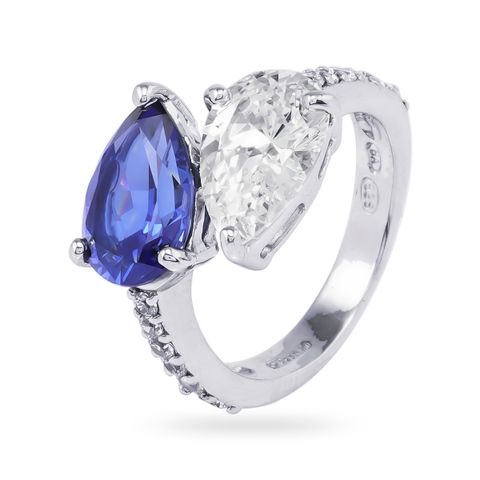 Nhẫn Bạc SV925 đính Gioialite Calista 05WCZCZ16AN1555