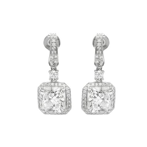 Bông Tai Bạc SV925 đính Gioialite Calista 05WCZOR5366