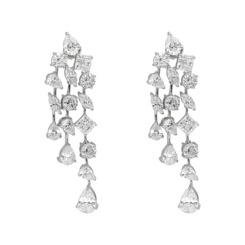 Bông Tai Bạc SV925 đính Gioialite Calista 05WCZOR5599