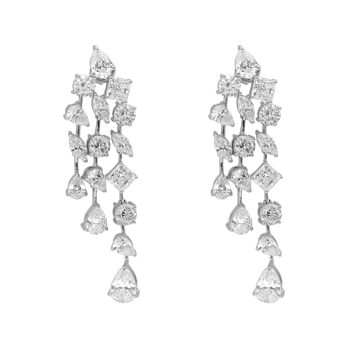  Bông Tai Bạc SV925 đính Gioialite Calista 05WCZOR5599 