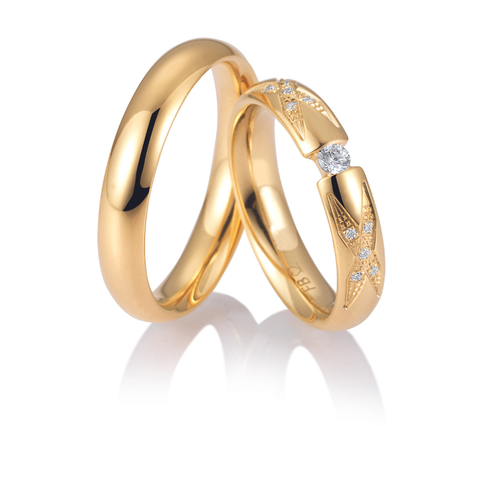Nhẫn cưới Vàng 10K/14K/18K/Bạch kim PT900 Calista Inspiration 5 5873