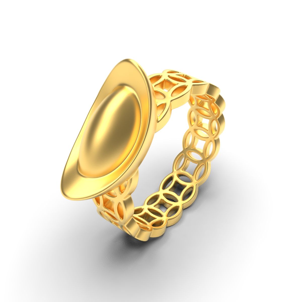  Nhẫn Vàng K24 Calista IVRG00734.2 