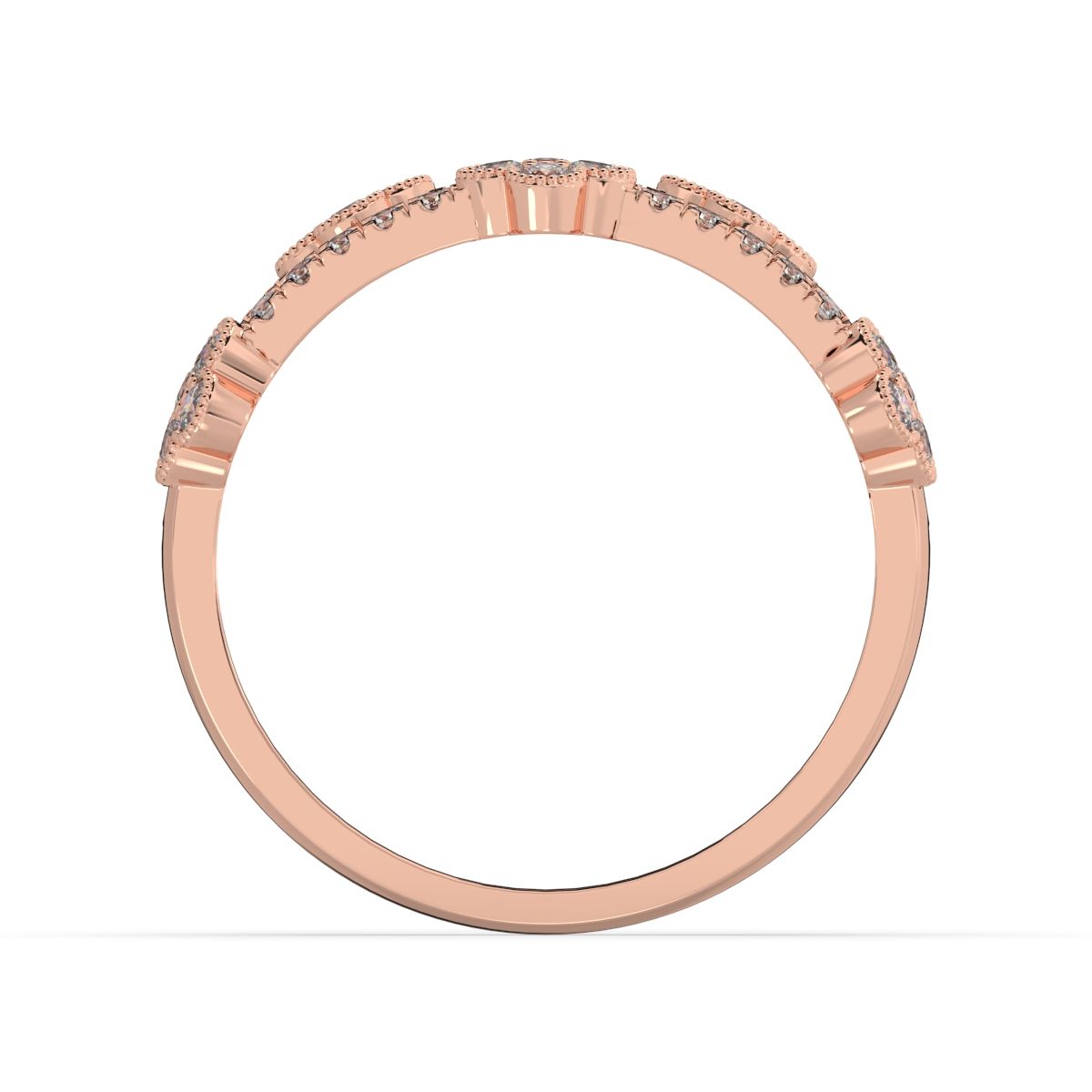  Nhẫn Vàng K14PG đính CZ Calista 14R00CZN02372 