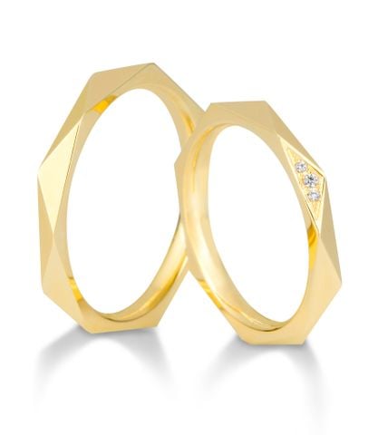 Nhẫn cưới Vàng 10K/14K/18K/Bạch kim PT900 Calista Afterglow 06483_06484