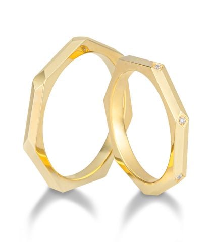 Nhẫn cưới Vàng 10K/14K/18K/Bạch kim PT900 Calista Afterglow 06489_06490