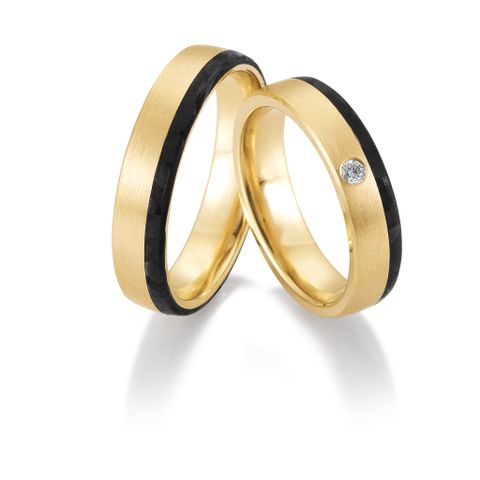 Nhẫn cưới Vàng 10K/14K/18K/Bạch kim PT900 Calista Carbon 6505