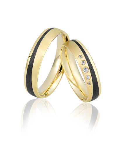 Nhẫn cưới Vàng 10K/14K/18K/Bạch kim PT900 Calista Carbon 2 06514_06513