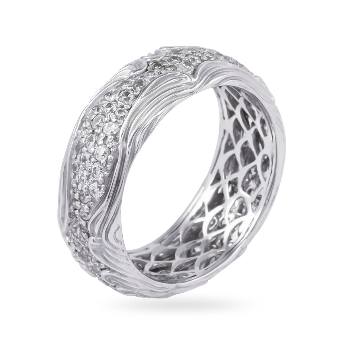  Nhẫn Vàng K14WG đính CZ Calista AERG04717 