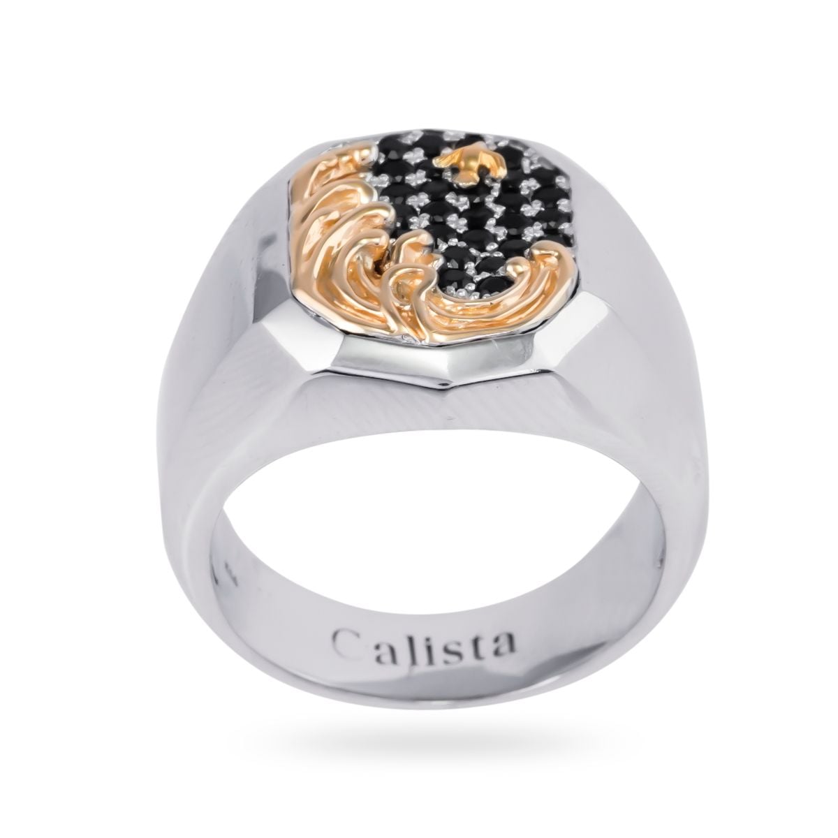  Nhẫn Vàng K14WG/YG đính CZ Calista AERG04719 