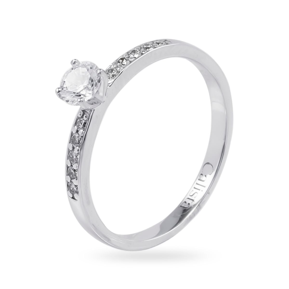  Nhẫn Vàng K14WG đính Kim cương Calista AERG05228 