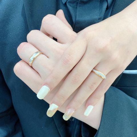 Nhẫn Cưới Vàng K14WG/YG