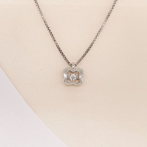 Dây Liền Mặt Dancing Stone Bạc SV925 đính CZ Calista AJNK/PD04598