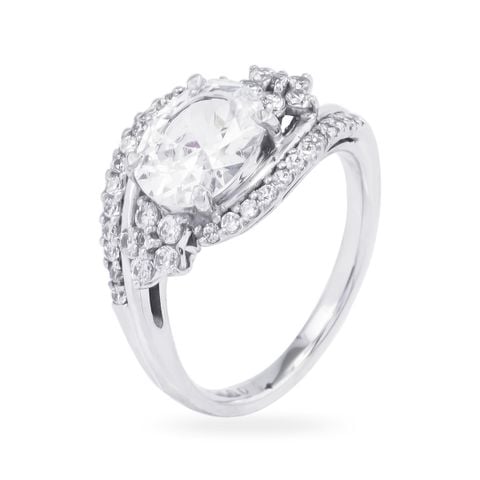 Nhẫn Bạc SV925 đính CZ Calista AJRG05431