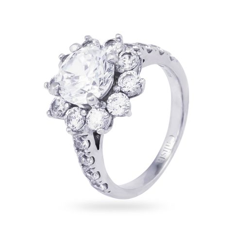 Nhẫn Bạc SV925 đính CZ Calista AJRG05539