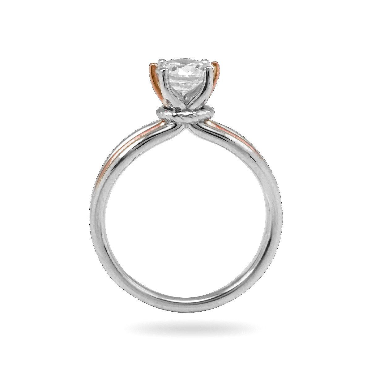  Nhẫn Vàng K14WG đính CZ Calista ERG80084 