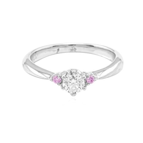 Nhẫn Bạch Kim PT900 đính Kim cương Calista IJT_LRG019