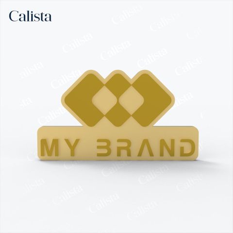 Pin/Huy hiệu cài áo mạ vàng logo doanh nghiệp My Brand