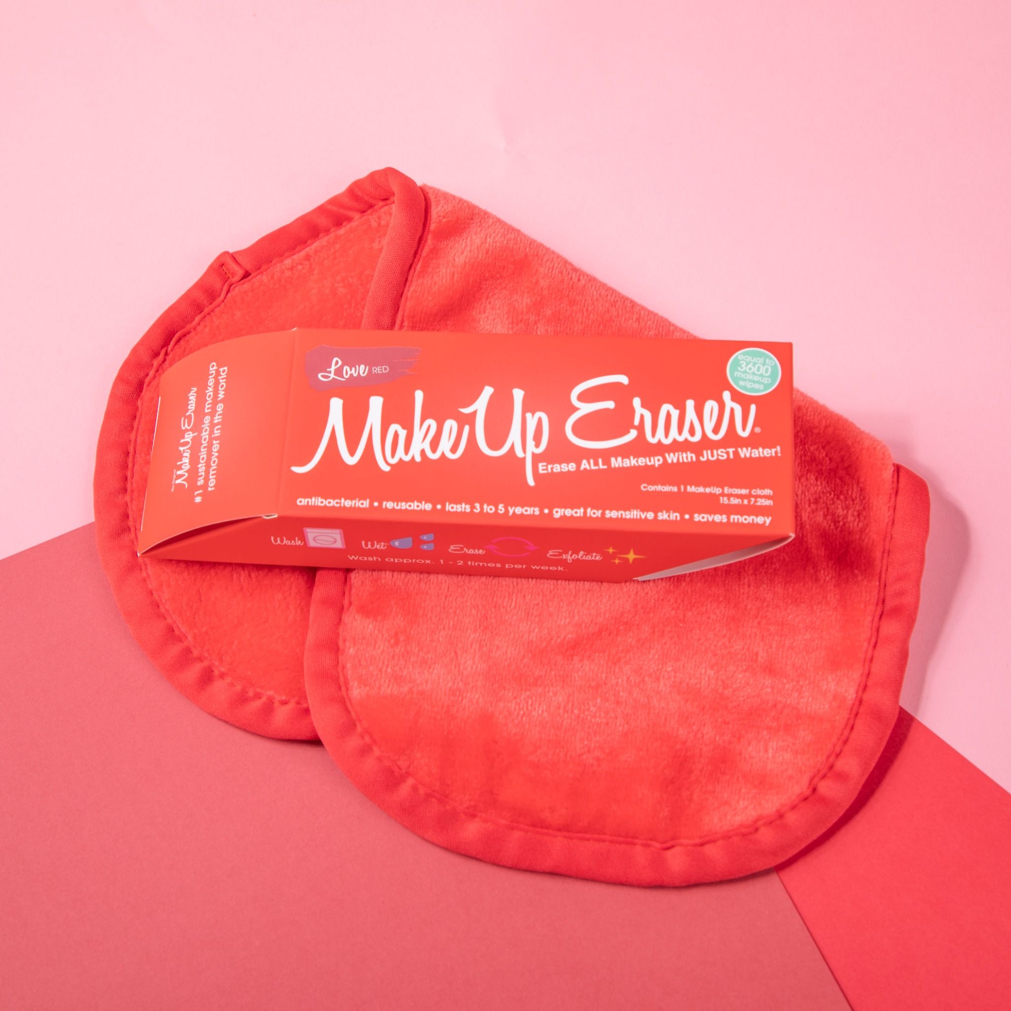  Khăn tẩy trang MakeUp Eraser Love Red 