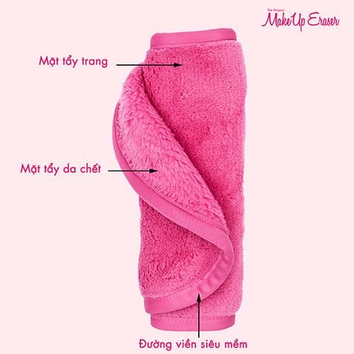  Khăn tẩy trang MakeUp Eraser Original Pink 