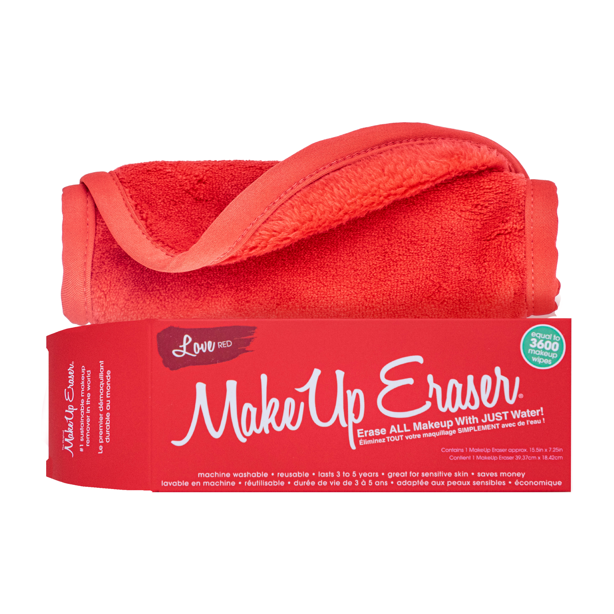  Khăn tẩy trang MakeUp Eraser Love Red 