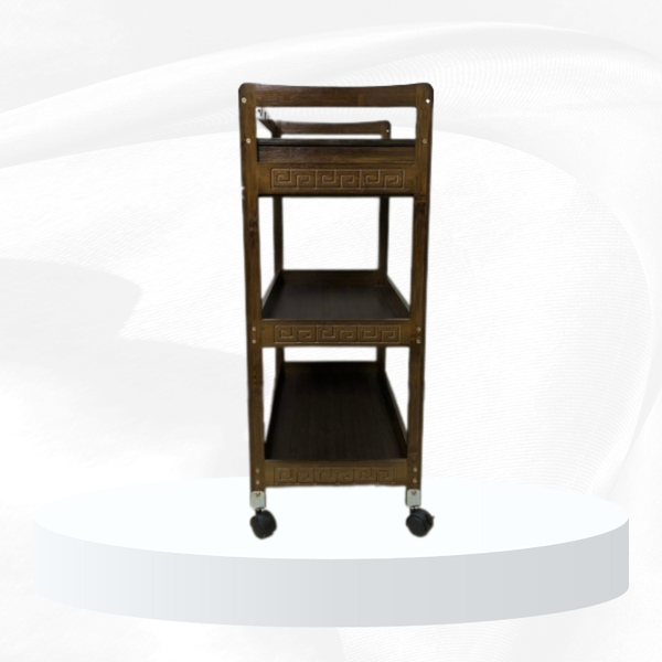  Kệ tre 3 tầng khắc hoa văn DD50 