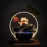  Hòn non bộ Thần tài Mèo Trắng 