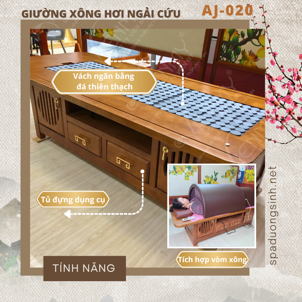  Giường xông ngải cứu AJ-020 
