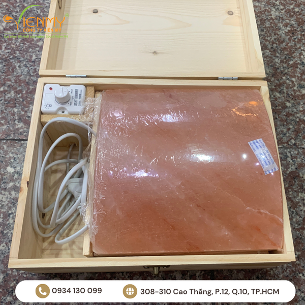  Hộp đá muối Himalaya massage chân Viên đá cong 