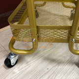  Kệ sắt lưới vàng 3 tầng K211 