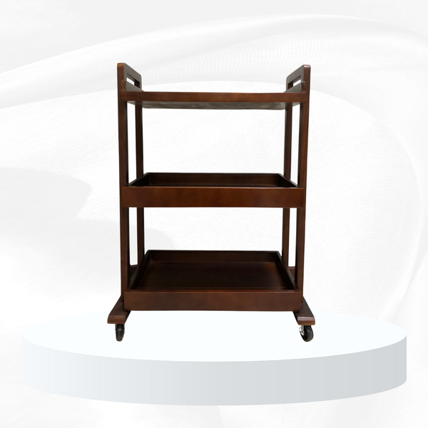  Kệ gỗ nâu 3 tầng 