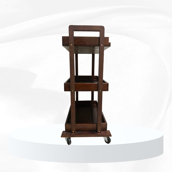  Kệ gỗ nâu 3 tầng 