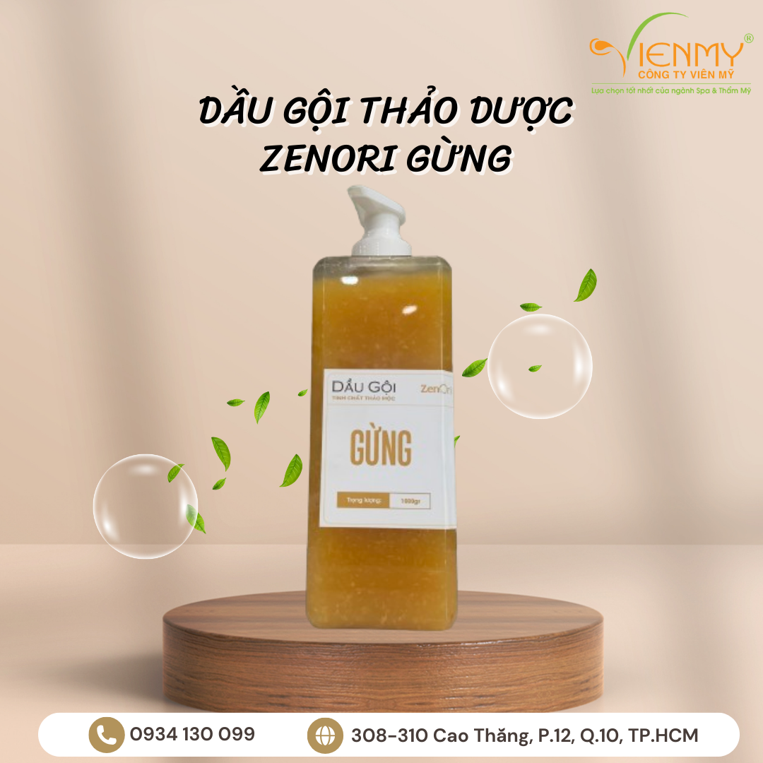  Dầu gội tinh chất thảo mộc ZenOri GỪNG 