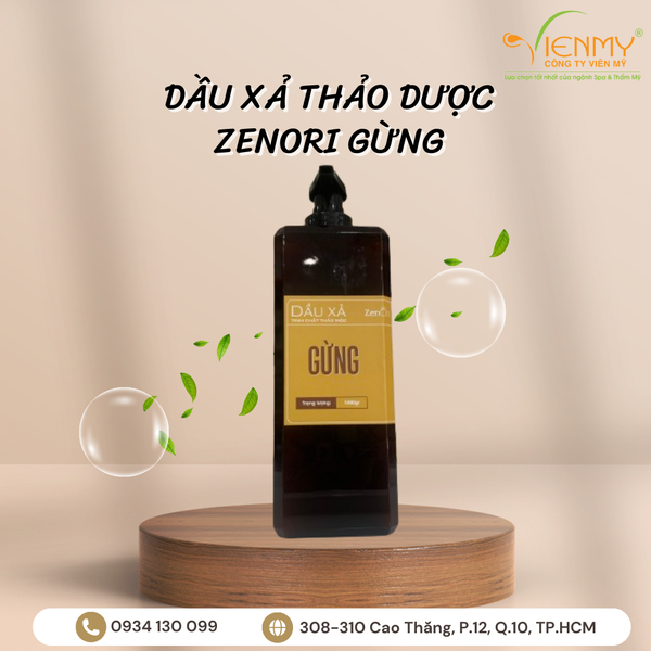  Dầu xả tinh chất thảo mộc ZenOri GỪNG 