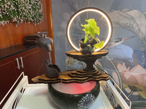  Hòn non bộ Bình trà  HNB 010 