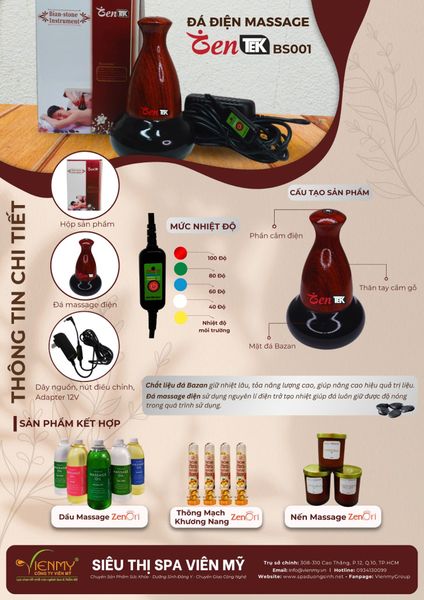  Đá điện massage ZENTEK 