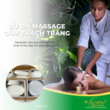  Bộ đá massage cẩm thạch trắng – 20 viên 