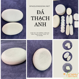  Bộ đá massage cẩm thạch trắng – 20 viên 