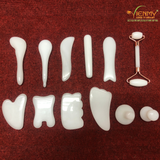  Bộ đá thạch anh trắng massage mặt 