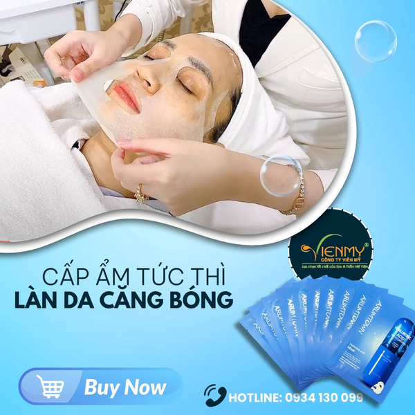  Mặt nạ căng bóng, cấp ẩm Hyaluronic Acid 