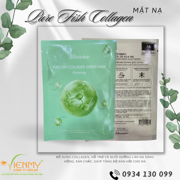  Mặt Nạ Pure Fish Collagen HQ (Green Mask) 