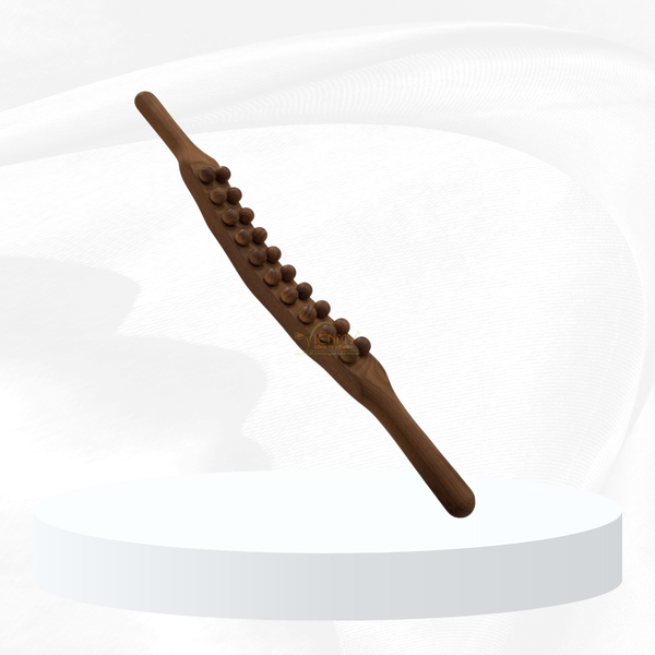  Thanh gỗ thông kinh lạc 2 dãy hạt 