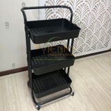  Kệ nhựa chân sắt 3 tầng KN001 