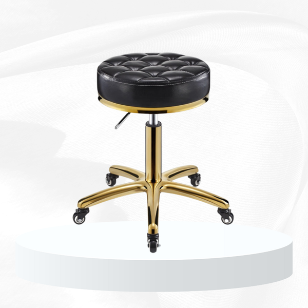  Ghế kỹ thuật viên, chân ghế mạ vàng M026 