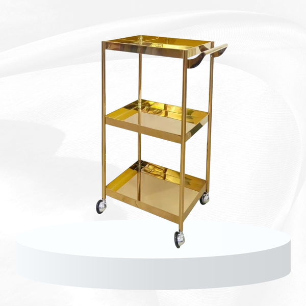  Kệ đẩy vàng 3 tầng 