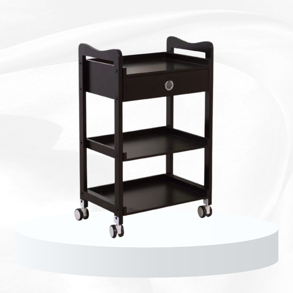  Kệ đẩy gỗ màu nâu đen DD55 