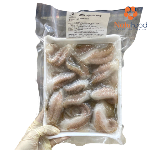 Bạch tuộc cắt (Khay 400gr)