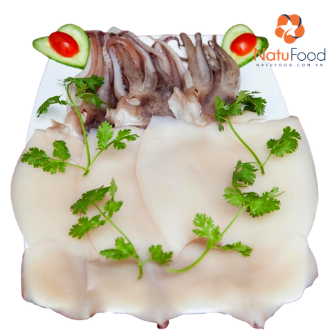 Mực lá một nắng Phan Thiết ( Size trung ) ( Loại 2-4 con / 500g )